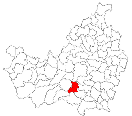 Location in Cluj County