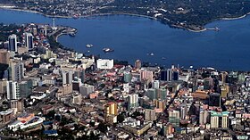 A legnagyobb város, Dar es-Salaam városközpontja