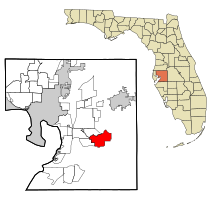 Location in Hillsborough County and the state of Florida