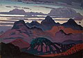 Deep Twilight, Pyrenees (1912/1913), pintura de James Dickson Innes