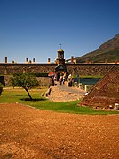 Entrada principal ao Castelo de Boa Esperanza, Cidade do Cabo