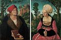 Johannes Cuspinian et sa femme, portraits de Lucas Cranach l'Ancien