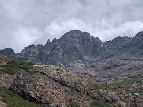 Le Monte Cinto depuis Asco.