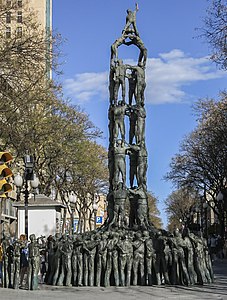 Monumento a los castellers (Tarragona)