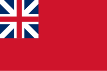 Red Ensign of Great Britain (1707–1800, square canton).svg