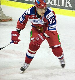 Photographie d'Andreï Kirioukhine sous le maillot de l'équipe B de Russie.