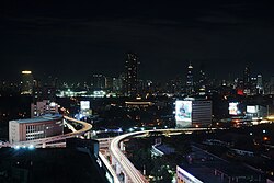 Manila skyline seen from Ortigas Center