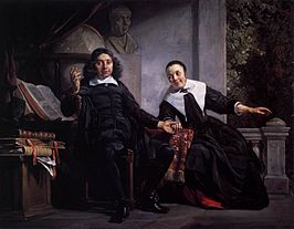 Dubbelportret van Abraham Casteleyn en Margaretha van Bancken van Jan de Bray