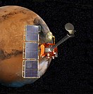 Artists' impression of the Mars Surveyor 2001 orbiter