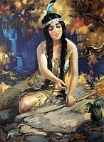 1927, Miss Cherokee. Knapp company. Painted by Henry Hintermeister.[12]