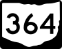 State Route 364 marker