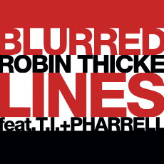 Logo del disco Blurred Lines