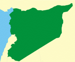 Plasseringa til Republikken Syria