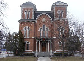 Tioga County Courthouse (2009), eines von 55 Objekten im County im National Register of Historic Places