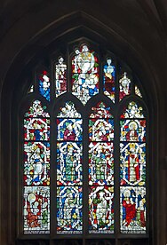 Medieval glass from Chapel in Thurburn's Chantry