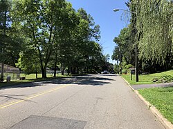 Neighborhood reflecting the residential nature of West Caldwell