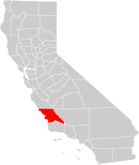 Locatie van San Luis Obispo County in Californië