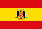 Army flag under Francoist Spain made for castles and forts (1940–1945)[10]