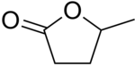 Skeletal formula of γ-valerolactone