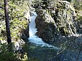 Une cascade en amont du pont d'Espagne.