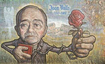 01/05: Mural dedicat a Joan Valls a Muro.