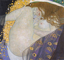 Danaé na obraze Gustava Klimta (1907)
