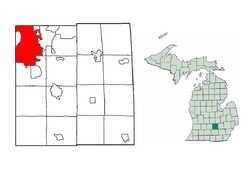 Location in Ingham County, Michigan1