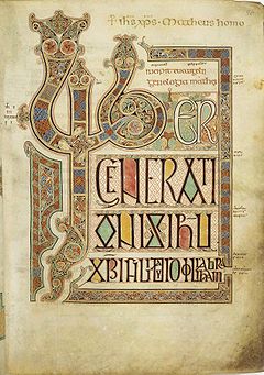 Lindisfarne Gospels Folio 27