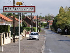 Entrée de Mézières-sur-Oise.