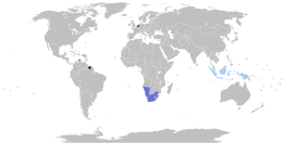 Mapa de distribución