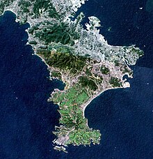 Miura Peninsula Kanagawa Japan SRTM.jpg