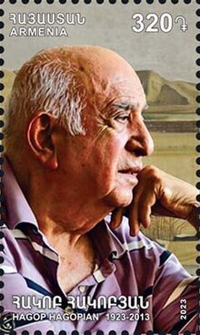 Painter Hakob Hakobian 2023 stamp of Armernia.jpg