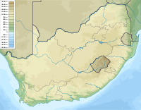 Lagekarte von Südafrika