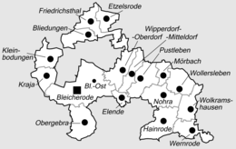 Etzelsrode – Mappa