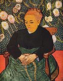 La Berceuse (Augustine Roulin) 1889, Museum Seni Rupa Murni, Boston