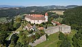 Aerial photography of the castle