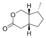 Chemical structure of boschnialactone