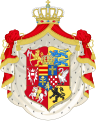 Wappen der Großherzöge von Oldenburg (jüngere Linie Holstein-Gottorp)