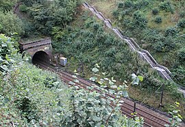 A railway tunnel in Pissy-Pôville