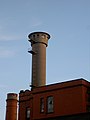 The mill and its famous hose tower, one year after closure