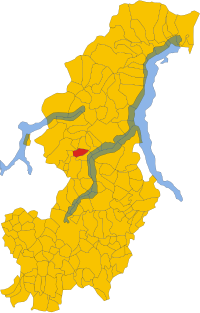 Locatie van Dizzasco in Como (CO)