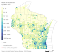 Image 74Wisconsin 2020 Population Density Map (from Wisconsin)