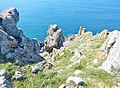 La Pointe de Castel-Meur : rochers.
