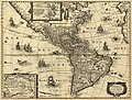 Image 16A 17th-century map of the Americas (from History of Latin America)