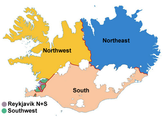Islands valgkredse