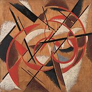 Lioubov Popova, Construction de la force spatiale, 1920-1921.