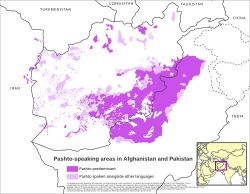 Map of Pashto-speaking areas in Afghanistan and Pakistan.svg