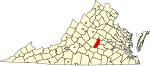 State map highlighting Cumberland County