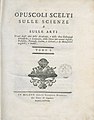 Opuscoli scelti sulle scienze e sulle arti, 1778