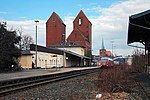 Järnvägsstationen och Stadtkirche